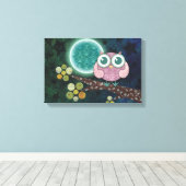 Toile encadrée d'art mural Midnight Owl (Insitu (Plancher de Bois))