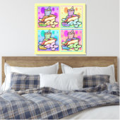 Toile encadrée Hot Dog Pop Art (Insitu(Chambre))