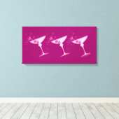 Toile encadrée PINK MARTINIS (Insitu (Plancher de Bois))