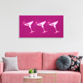 Toile encadrée PINK MARTINIS (Insitu(Salon))