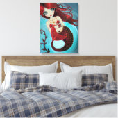 Toile encadrée Ruby Mermaid (Insitu(Chambre))