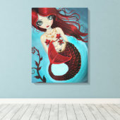 Toile encadrée Ruby Mermaid (Insitu (Plancher de Bois))
