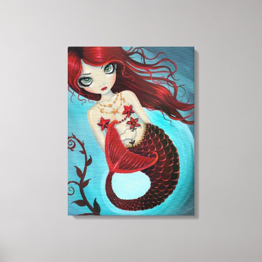 Toile encadrée Ruby Mermaid (Recto)