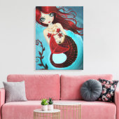 Toile encadrée Ruby Mermaid (Insitu(Salon))
