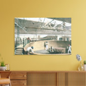 Toile Encaisser le câble télégraphique dans les réservoi (Insitu(Salon))