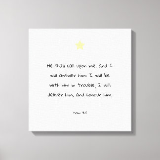 Toile Encouragement à consoler la citation de la Bible B