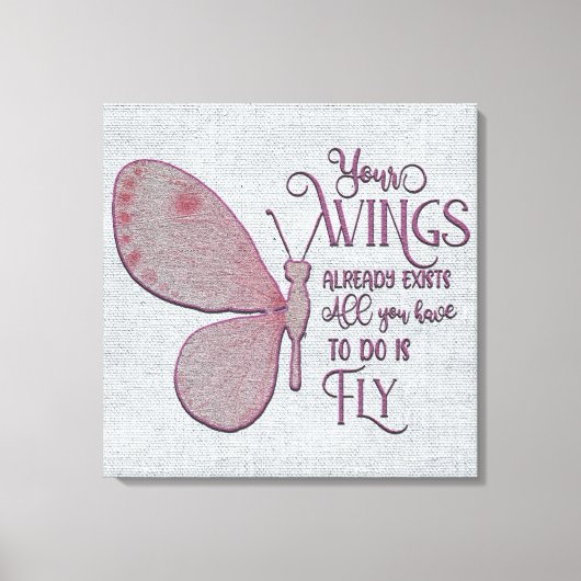 Toile Encouragement et devis inspirants (Recto)