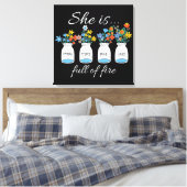 Toile Encouragement et devis inspirants (Insitu(Chambre))