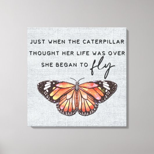 Toile Encouragement et devis inspirants (Recto)