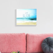 Toile Encouragement Just Breathe at the Beach (Insitu(Salon))