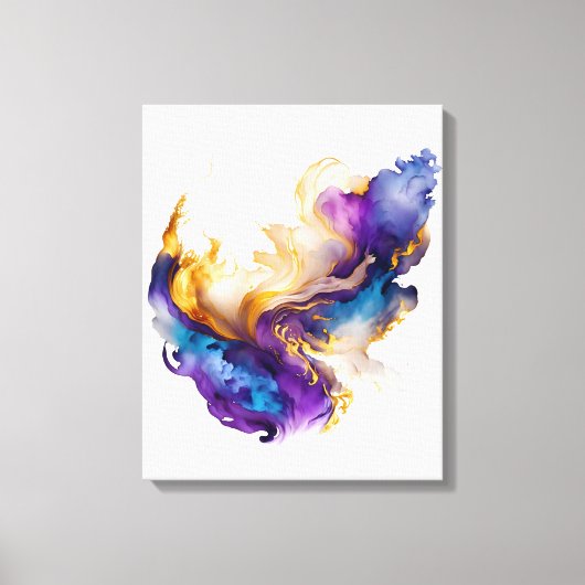 Toile Encre abstraite (Recto)