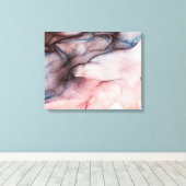 Toile Encre alcool rose (Insitu (Plancher de Bois))