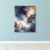 Toile Encre alcoolique bleu foncé (Insitu (Plancher de Bois))