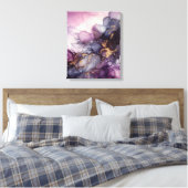 Toile Encre alcoolique violette (Insitu(Chambre))