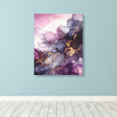 Toile Encre alcoolique violette (Insitu (Plancher de Bois))