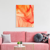 Toile encre d'alcool rouge (Insitu(Salon))