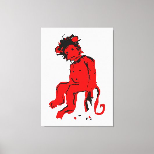 Toile encre de singe (Recto)