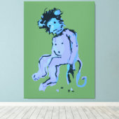 Toile encre de singe (Insitu (Plancher de Bois))