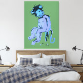 Toile encre de singe (Insitu(Chambre))