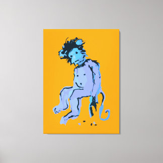Toile encre de singe