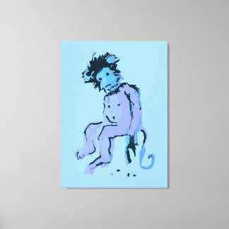 Toile encre de singe