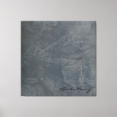 Toile Enduit Texturé Gris Ardoise Minimaliste (Recto)