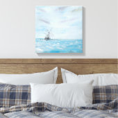 Toile Endurance piégée par la glace Antarctique. Peint (Insitu(Chambre))