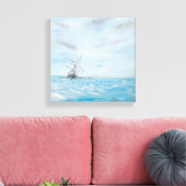 Toile Endurance piégée par la glace Antarctique. Peint (Insitu(Salon))