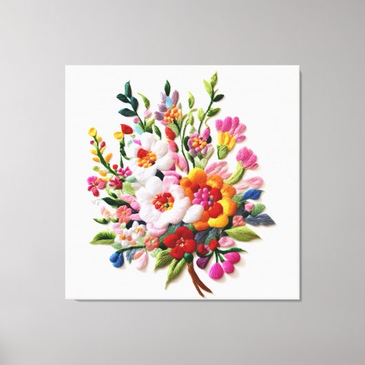 Toile Energetic Bloom Wall Décor Sacred Geometry Art (Recto)