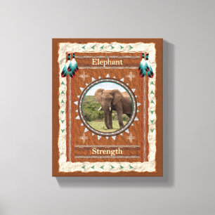 Toile Énergie de force de l'éléphant