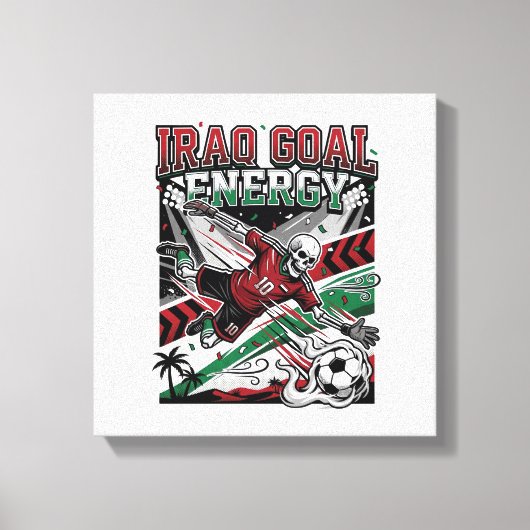 Toile Énergie de l'objectif Irak Squelette Attaquant Nat (Recto)