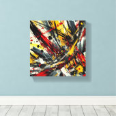 Toile Énergie explosive (Insitu (Plancher de Bois))