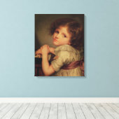 Toile Enfant avec poupée (Insitu (Plancher de Bois))