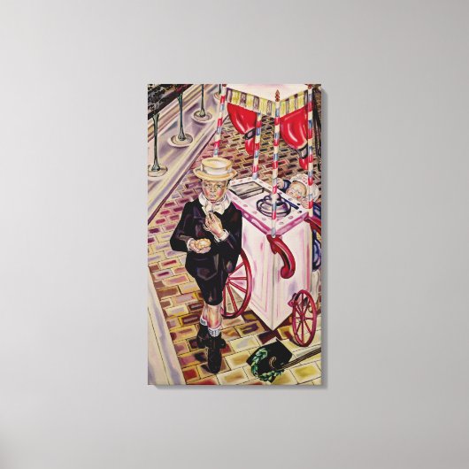 Toile Enfant avec une glace (Recto)