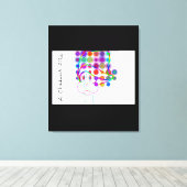 Toile Enfant de dessin animé avec chapeau idiot  (Insitu (Plancher de Bois))