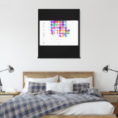 Toile Enfant de dessin animé avec chapeau idiot  (Insitu(Chambre))