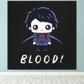 Toile Enfant Vampire (Insitu (Plancher de Bois))