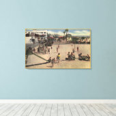 Toile Enfants et mamans à Venice Athletic Beach (Insitu (Plancher de Bois))