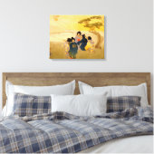 Toile Enfants Japonais - Bertha Lum - 1913 (Insitu(Chambre))