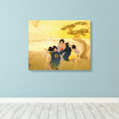 Toile Enfants Japonais - Bertha Lum - 1913 (Insitu (Plancher de Bois))