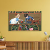 Toile Enfants jouant avec des jouets (Insitu(Salon))