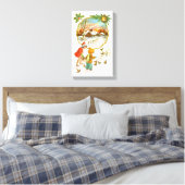 Toile Enfants nourrissant les oiseaux (Insitu(Chambre))