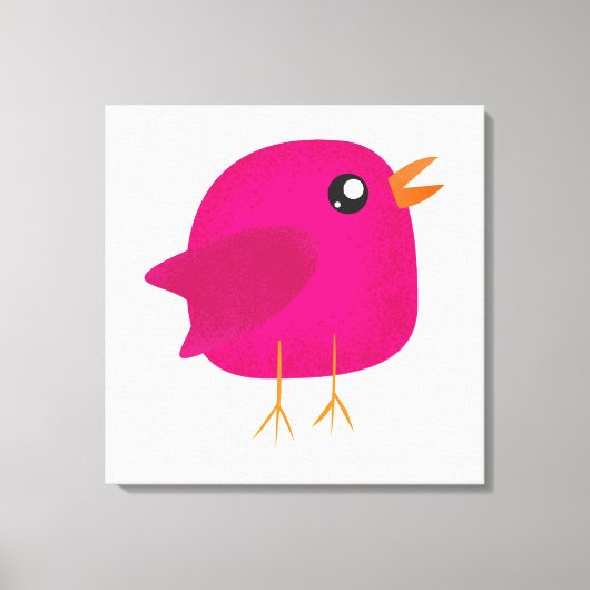 Toile Enfants oiseau mignon (Recto)