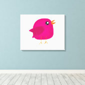 Toile Enfants oiseau mignon (Insitu (Plancher de Bois))