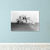 Toile Enfants Profitant Du Jeu De Jeu De Swingset (Insitu (Plancher de Bois))