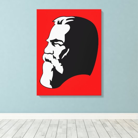 Toile Engels, communisme, socialisme, Union soviétique (Insitu (Plancher de Bois))