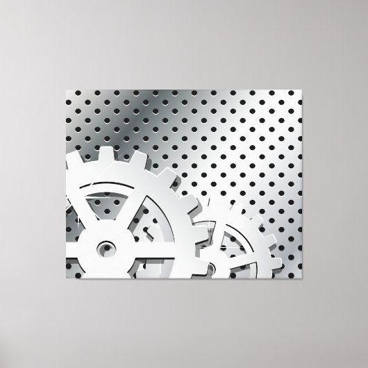 Toile Engrenages (Recto)