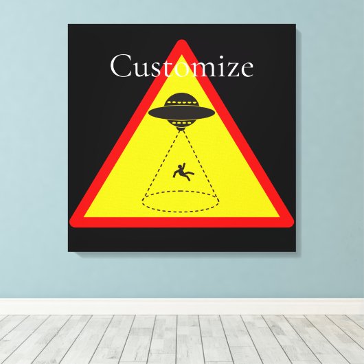 Toile Enlèvement d'Alien UFO Thunder_Cove (Insitu (Plancher de Bois))