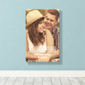 TOILE ENREGISTRER NOTRE DATE | ENREGISTRER LA PHOTO DE L (Insitu (Plancher de Bois))