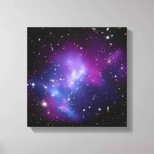 Toile enrobée à grappes de galaxies violettes (Recto)